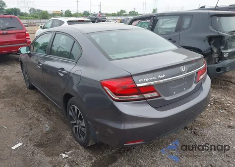 2014 Honda Civic Ex из США, поврежденный, VIN 2HGFB2F87EH544481